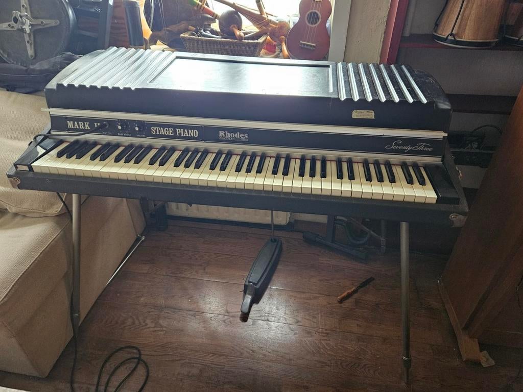 Rhodes MKII Stage Piano Seventy Three, Muziek en Instrumenten, Piano's, Ophalen, Gebruikt, Zwart, Piano
