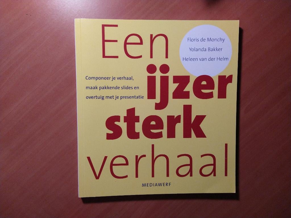 Een ijzersterk verhaal., Ophalen of Verzenden, Gelezen, Overige niveaus, Nederlands