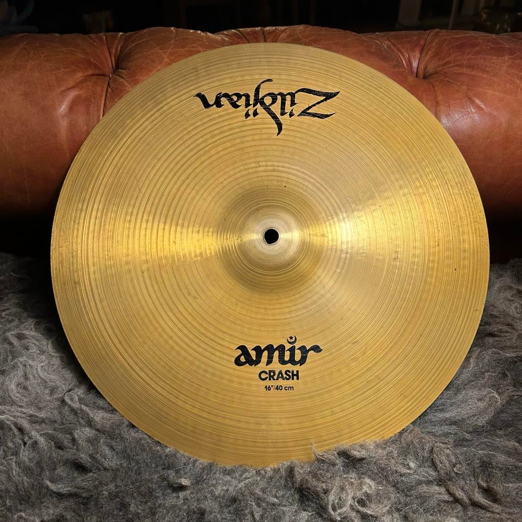 16” Zildjian Amir Crash uit de jaren '80, Gebruikt, USA, Ophalen of Verzenden, Zildjian