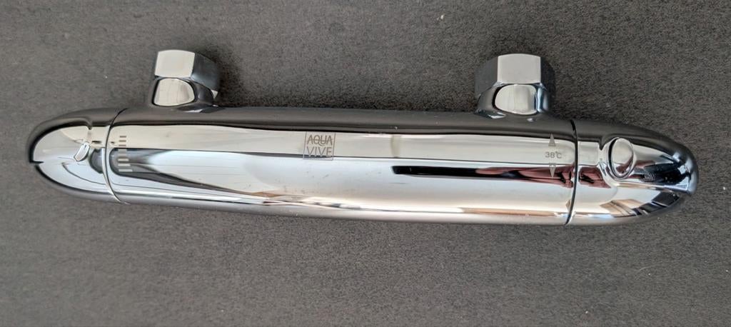 Aquavive thermostaatkraan voor douche - Chroom, Ophalen of Verzenden, Gebruikt, Chroom, Kraan