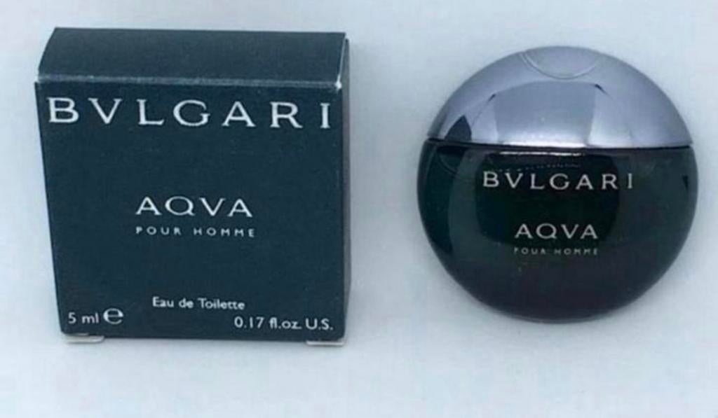 Miniatuur Aqva pour homme Bvlgari 5 ml eau de toilette, Verzenden, Nieuw, Miniatuur, Gevuld