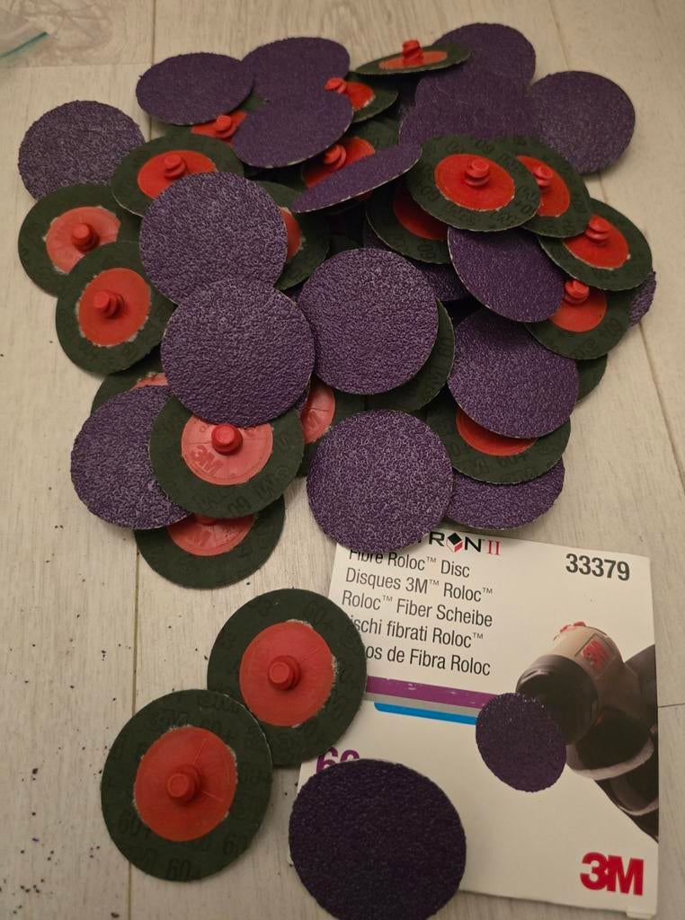 78 stuks Cubitron fiber slijpschijven 50mm en 76mm, Ophalen of Verzenden, Nieuw