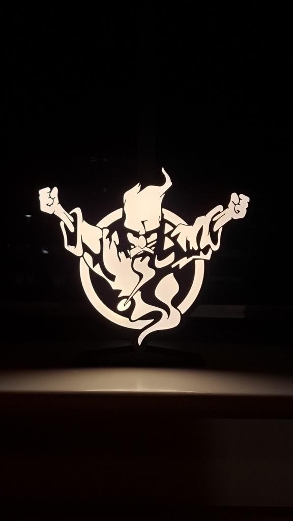 3D Geprinte Thunderdome Lightbox met Verlichting, Verzenden