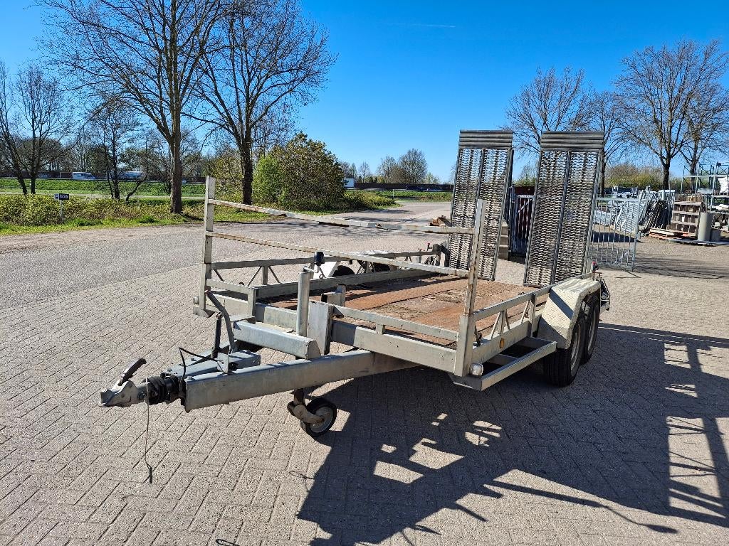 Machinetransporter Aanhangwagen., Ophalen, Gebruikt