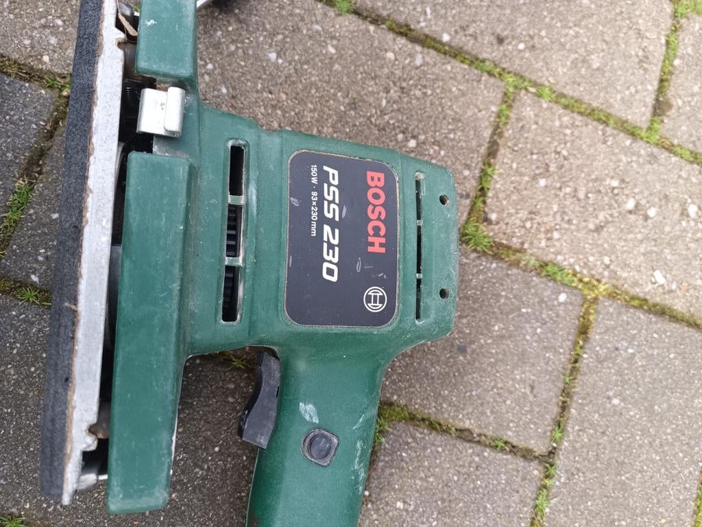 Bosch PSS 230 vlakschuurmachine, Doe-het-zelf en Verbouw, Gereedschap | Schuurmachines, Ophalen of Verzenden