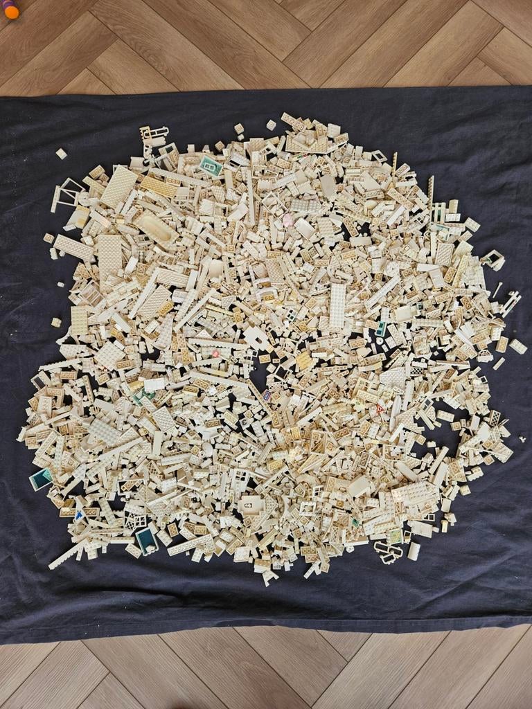 Lego witte losse blokken, Ophalen of Verzenden, Lego