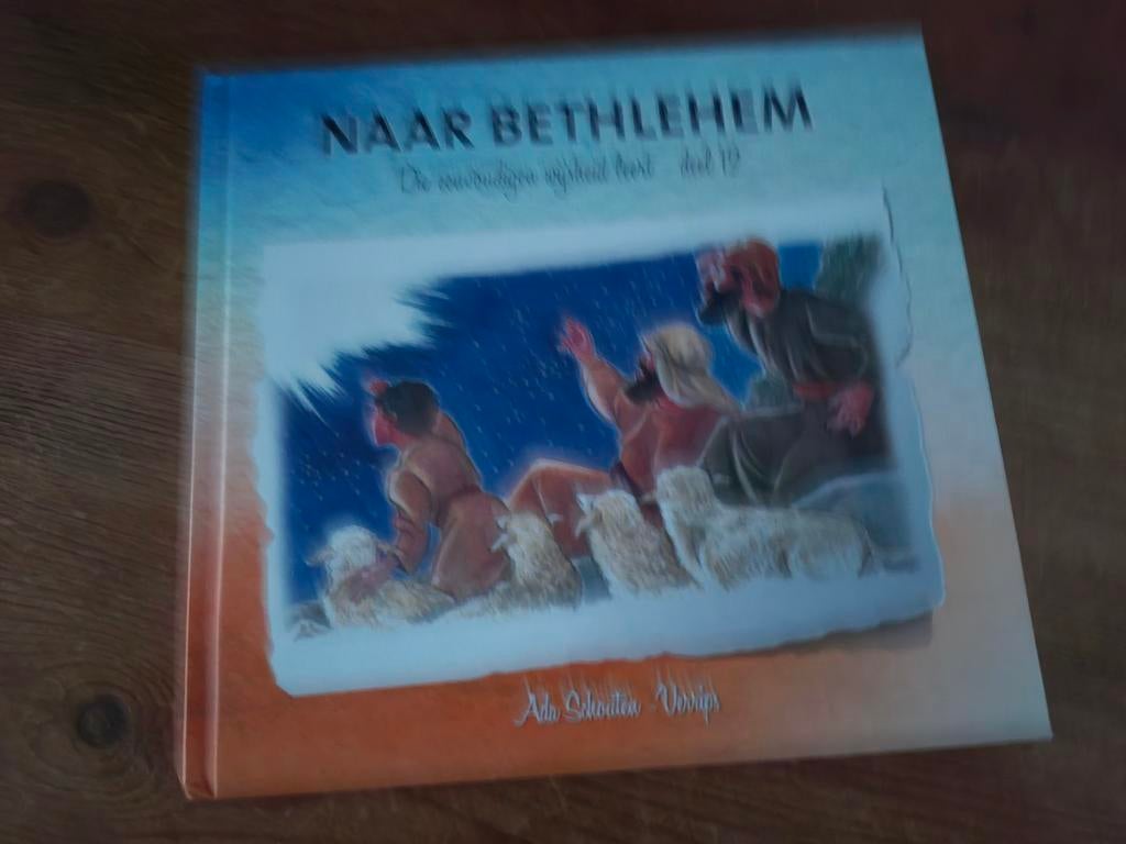 Naar Bethlehem: De eenvoudige bijbel voor kids, Ophalen of Verzenden, Zo goed als nieuw, Ada Schouten-Verrips, Christendom | Katholiek