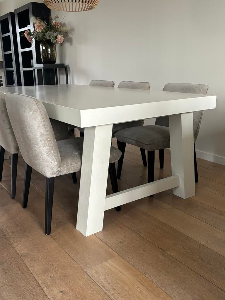 Big top tafel 210x110, Ophalen of Verzenden, Gebruikt, Rechthoekig, 200 cm of meer