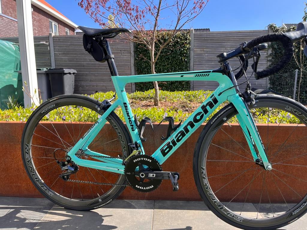 Bianchi aria racefiets maat 55, Gebruikt, Carbon, Meer dan 20 versnellingen, 53 tot 57 cm