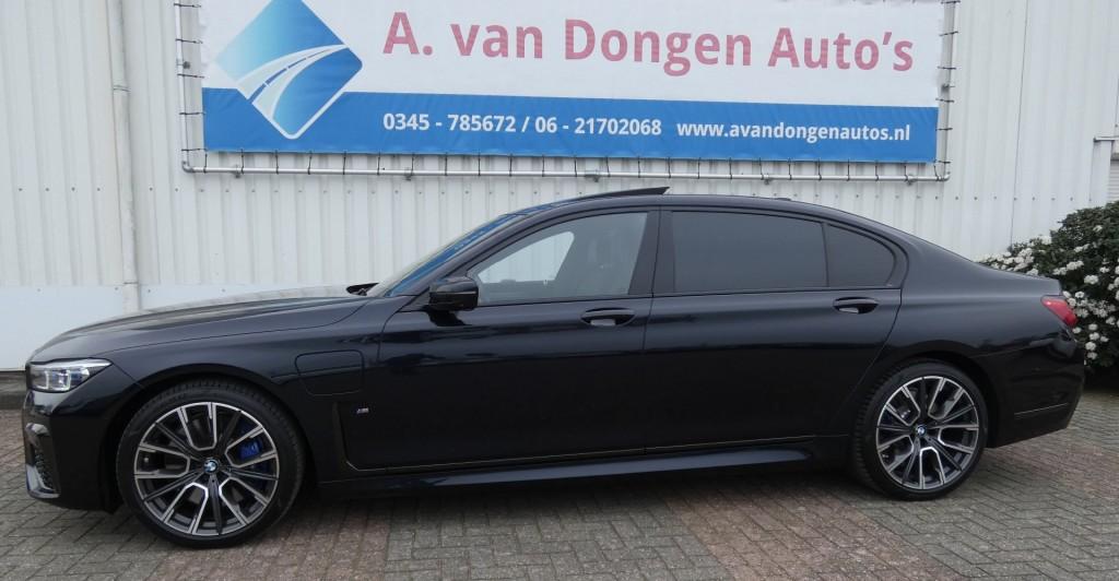 Bmw 7-SERIE 745LE XDrive AUT M-Sport,4WBest,Pano,360,H&K,4xM, Gebruikt, USB, Zwart, Bedrijf
