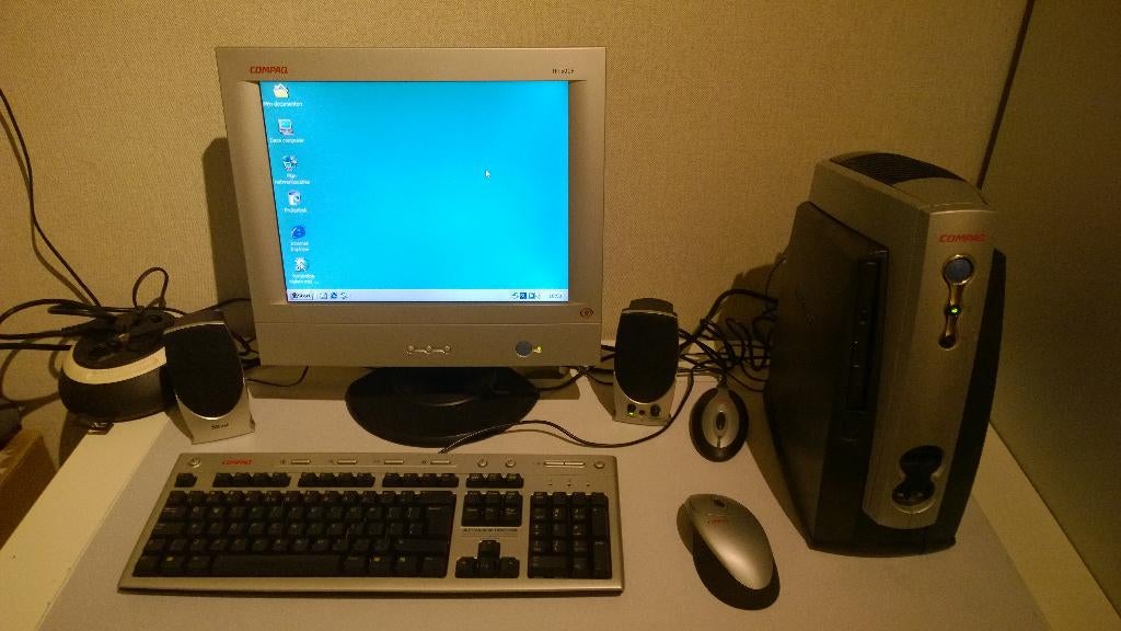 Vintage Compaq ipaq, complete set, windows 2000, Computers en Software, Ophalen, Compaq