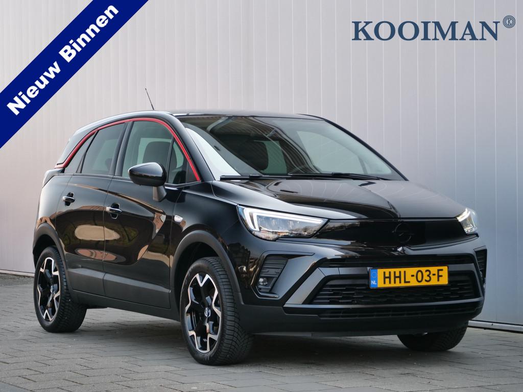 Opel Crossland 1.2 Turbo 130pk GS-Line Automaat LED / 17Inch, 840 kg, Gebruikt, 1199 cc, Leder en Stof