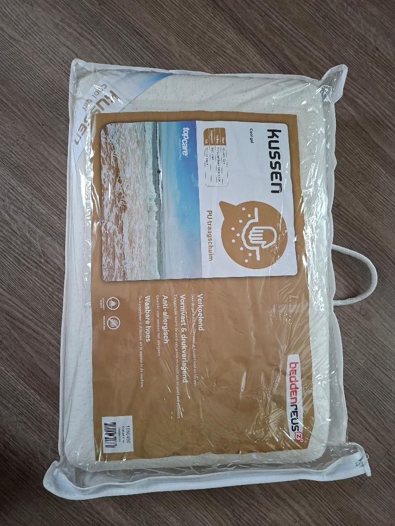 Gratis traagschuim hoofdkussen, Huis en Inrichting, Slaapkamer | Beddengoed, Ophalen, Eenpersoons, Wit, Nieuw