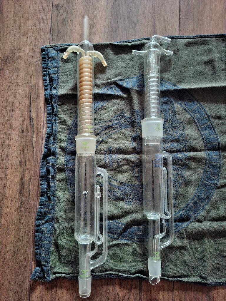 Soxhlet met condensors, Ophalen, Gebruikt