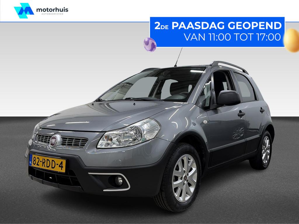 Fiat Sedici 1.6 YOUNG 120PK AIRCO LM NAP, Auto's, Fiat, Euro 5, Stof, Gebruikt, Zwart
