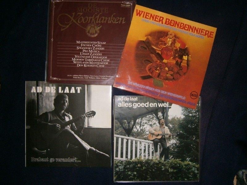 9 enkele LP's en 2 dubbel LP's , komen uit de 70's en 80's, Ophalen, Gebruikt, Overige formaten