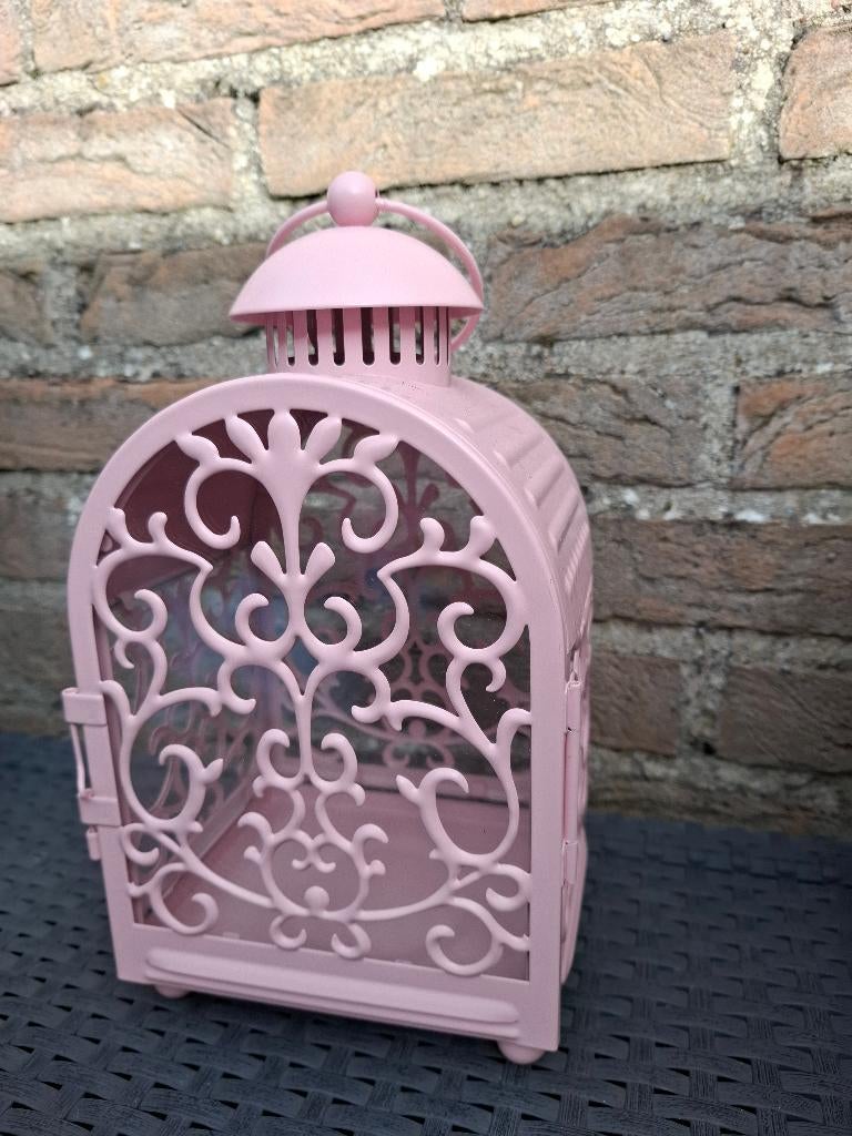 leuke lantaarn, Nieuw, Roze, Ophalen of Verzenden, Metaal