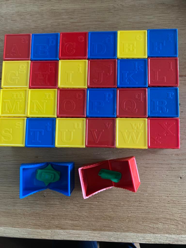 Tupperware retro speelgoed compleet, Gebruikt, Tupperware, Ophalen of Verzenden, Bouwen