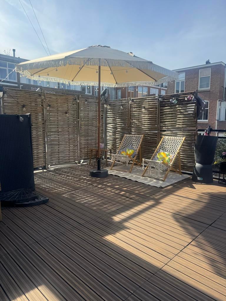 Parasol Ibiza, Ophalen of Verzenden, Nieuw, 2 tot 3 meter, Stokparasol