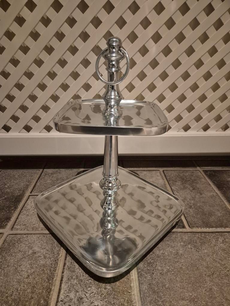 etagere zilver chrome, Ophalen of Verzenden