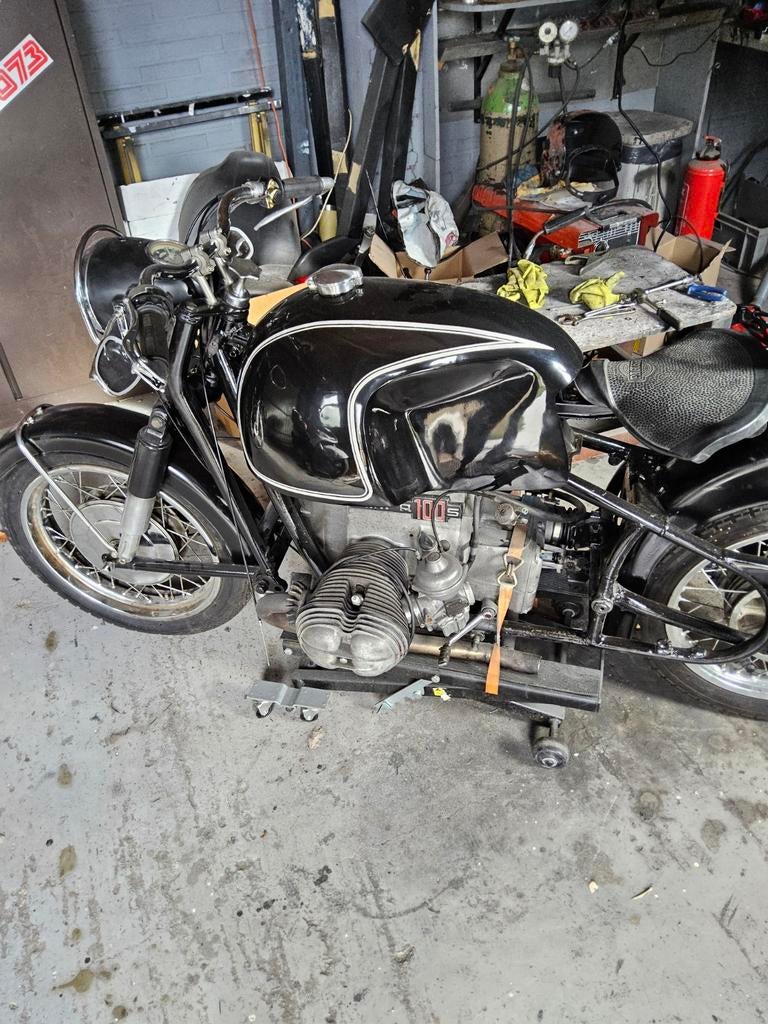 BMW R 50 bj'57 met r100 s project, Particulier, Toermotor