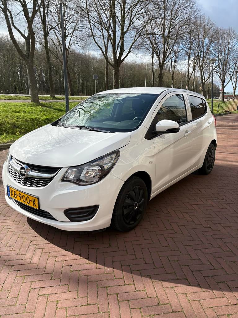 Opel Karl 1.0 AUTOMAAT | Carplay| NAP| 95.000 km | Dealer OH, Auto's, 839 kg, 74 pk, Zwart, Origineel Nederlands