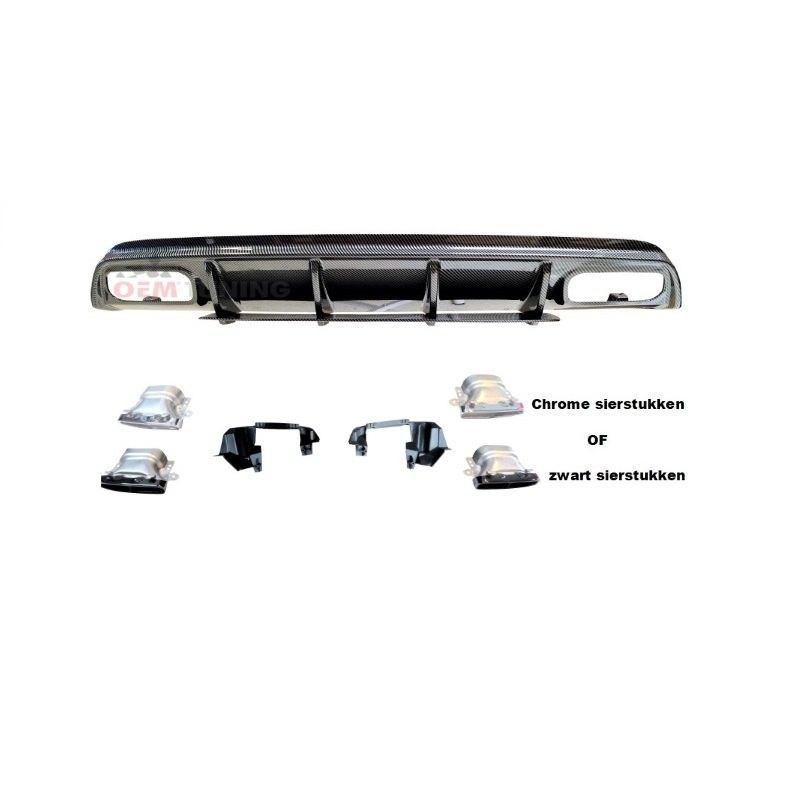 Diffuser voor A-Klasse W176 A45 AMG Carbon Look | 12-15 |
