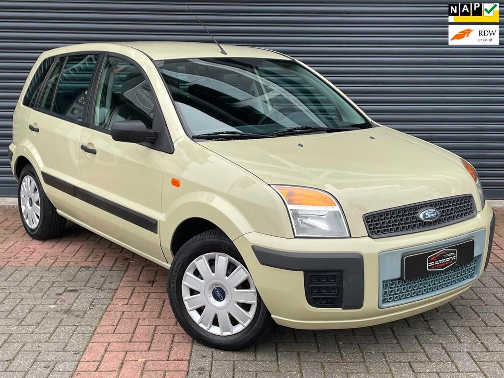 Ford Fusion 1.4-16V Cool & Sound Airco | Trekhaak | Elektr R, Voorwielaandrijving, Gebruikt, Zwart, Origineel Nederlands