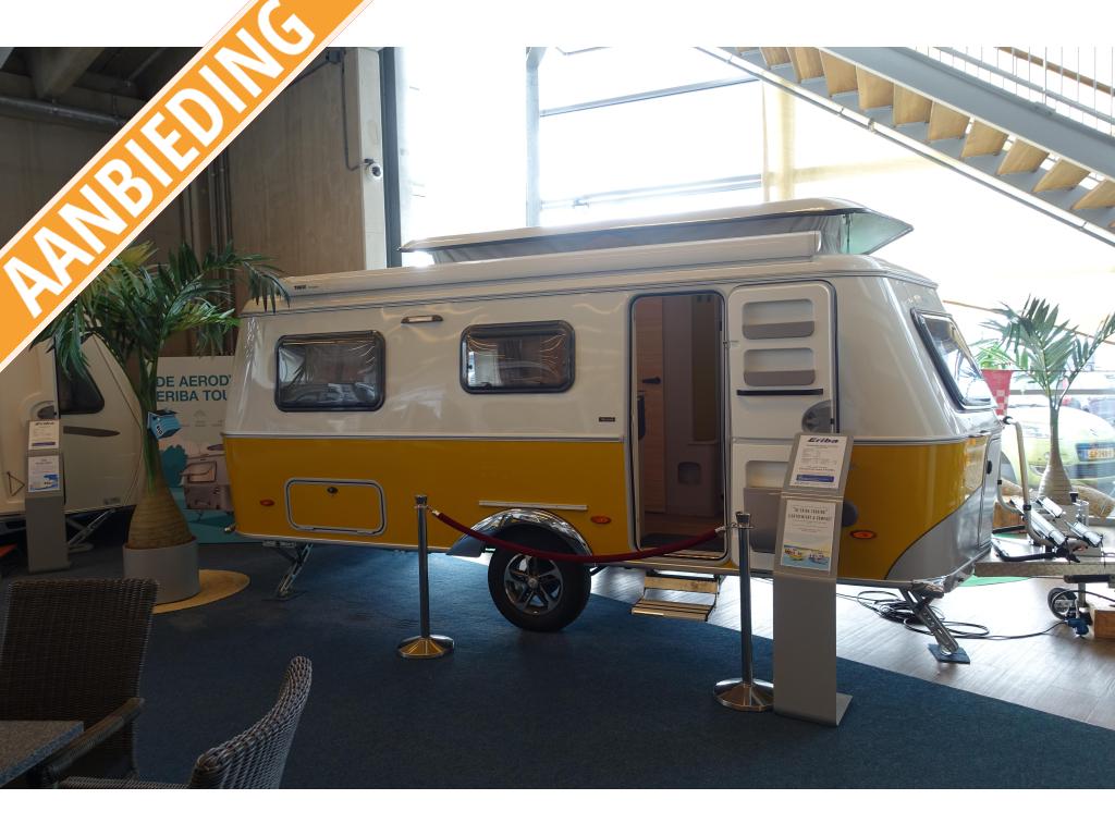 Eriba Touring Gold 642; nieuw € 3.000,- korting, Overige typen, Standaardzit, Schokbreker, Bedrijf