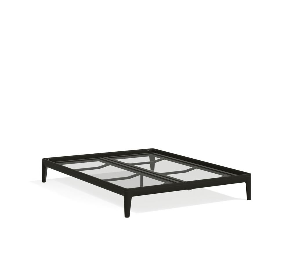 Auping Essential bed 200x160cm matzwart, Ophalen, Gebruikt, Zwart, Tweepersoons