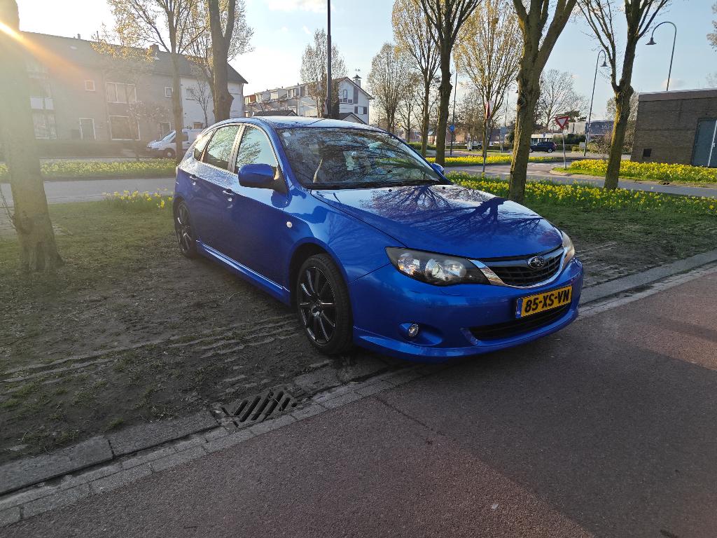 Subaru Impreza 2.0 R SPORT Hatchback AWD 2008 LPG, Auto's, Subaru, 1994 cc, 4 cilinders, Blauw, Origineel Nederlands