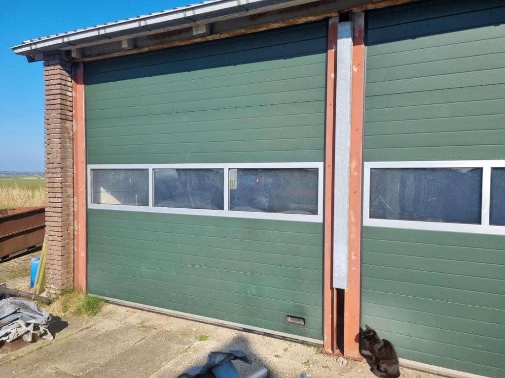 Overheaddeur, Doe-het-zelf en Verbouw, Deuren en Horren, Ophalen, Gebruikt, Garagedeur, 120 cm of meer