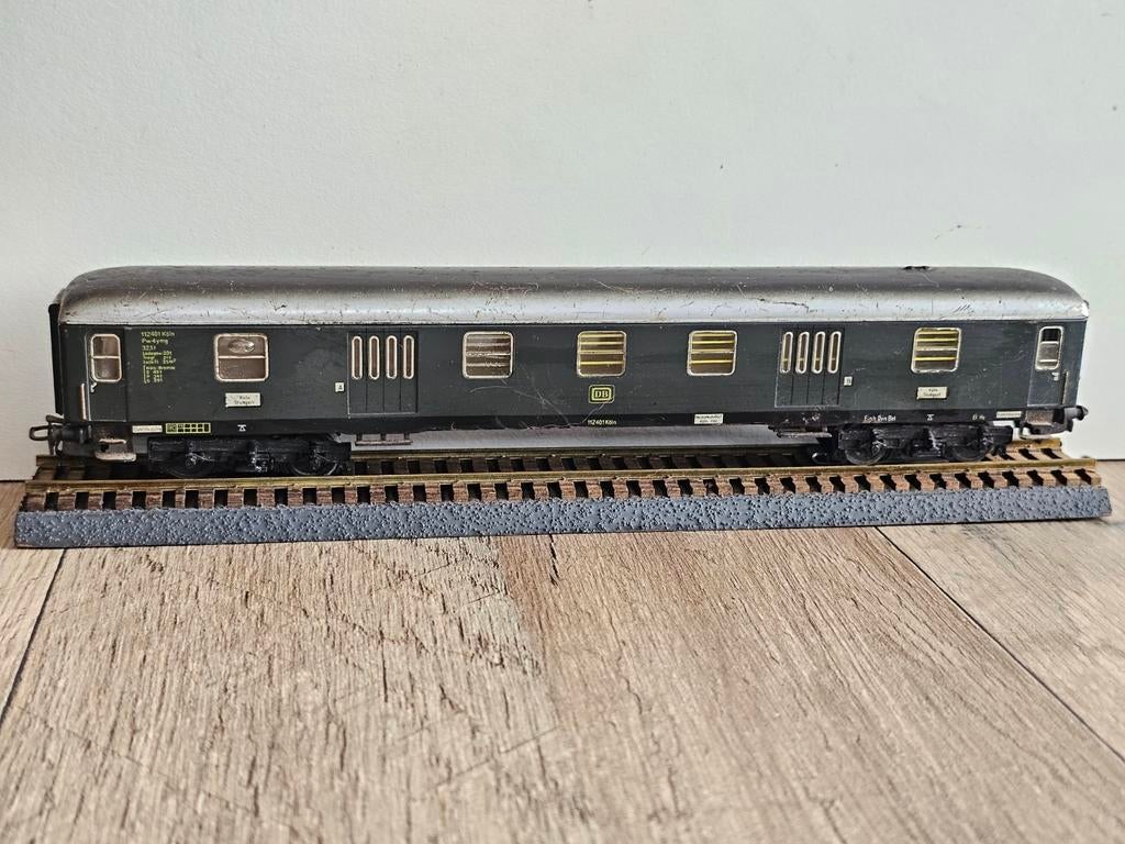 Modeltrein Ho marklin wagon met verlichting, Ophalen of Verzenden, Wisselstroom, Wagon, Märklin