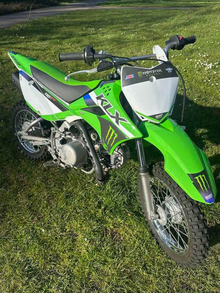 Kawasaki Klx 110 pitbike, 2026 stickerset imitatie, Ophalen, Gebruikt, Pitbike