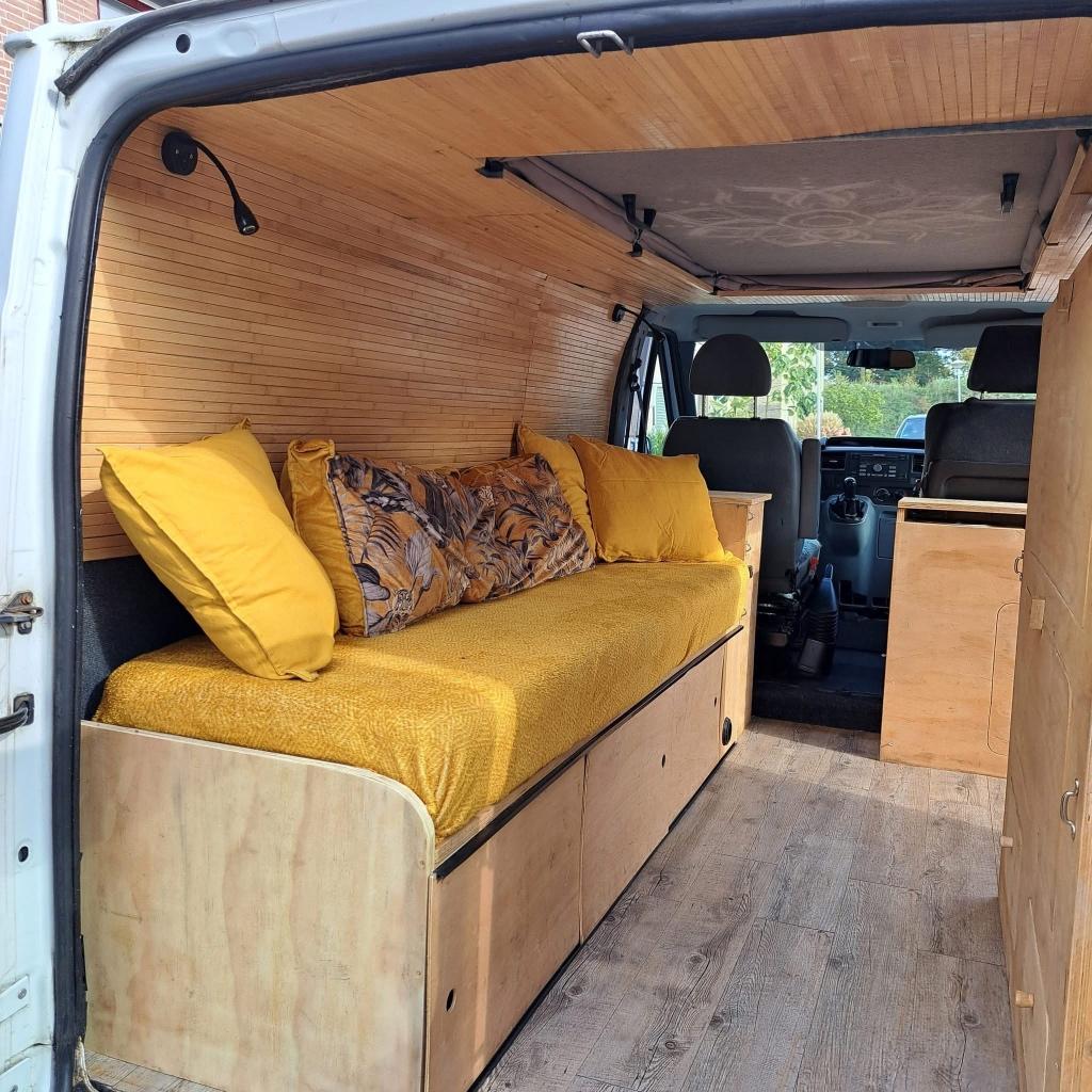 2 persoons Ford transit buscamper L1H1, Caravans en Kamperen, Ford, Tot en met 2, 7 tot 12 maanden geleden, Particulier