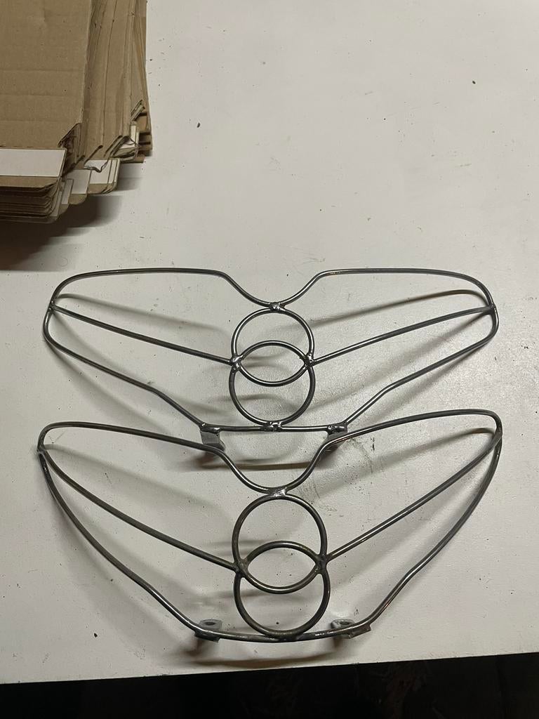 Orginele gilera runner koplamp beugels chrome, Ophalen of Verzenden