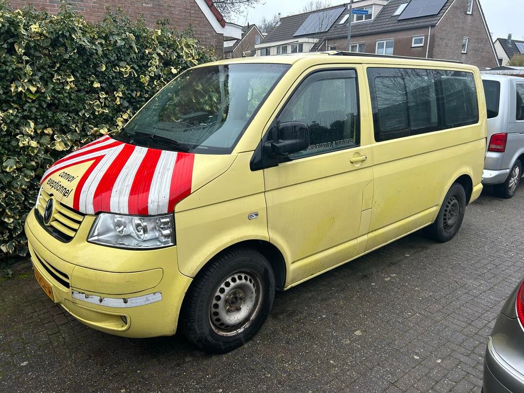 Volkswagen 2004 T5 camper. 500dkm. Verbruikt teveel olie., Overige kleuren, 700 kg, Origineel Nederlands, Diesel