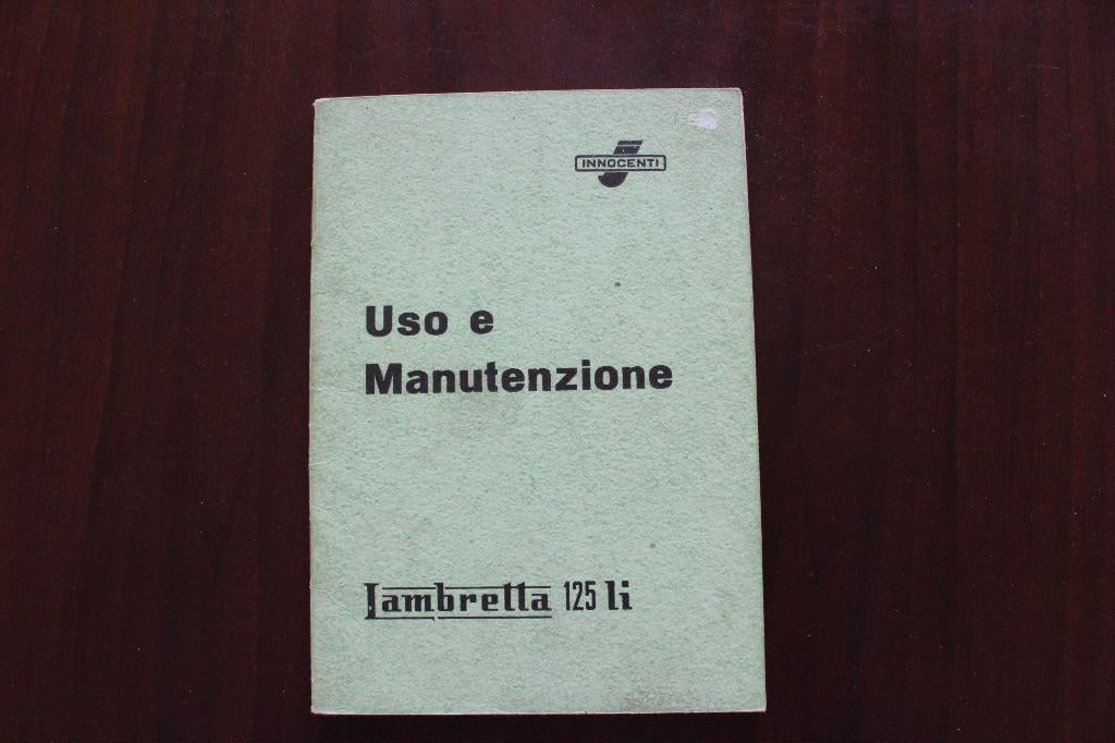 Lambretta 125Li 1959 scooter use e manutenzione handleiding, Ophalen of Verzenden, Overige merken