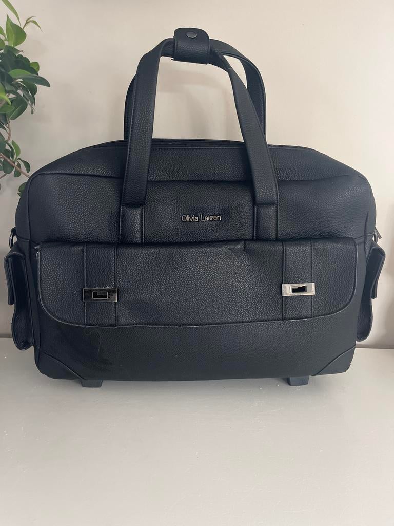 Olivia Lauren Zakelijke Laptop Reistas - Sterk & Ruim, Ophalen of Verzenden, 17 inch of meer, Gebruikt, Trolleytas