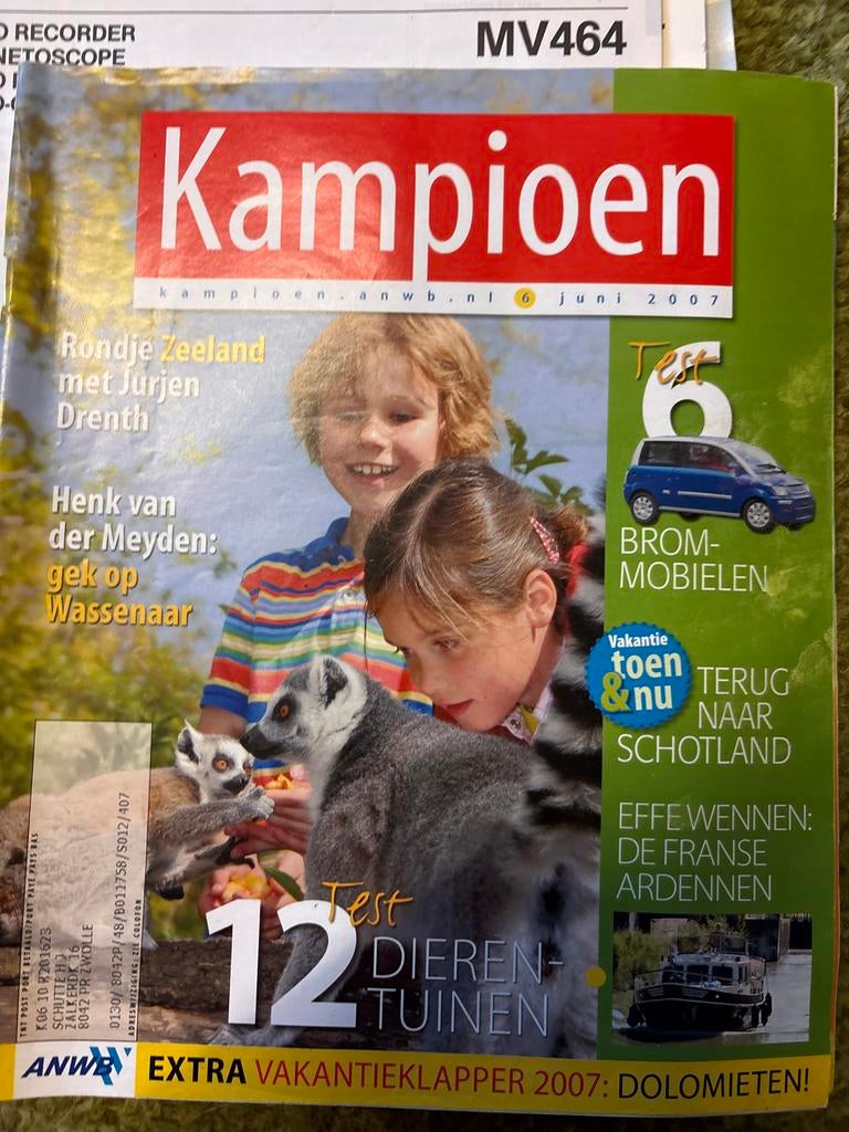 Kampioen tijdschrift juni 2007, Ophalen of Verzenden, Gelezen, Overige typen