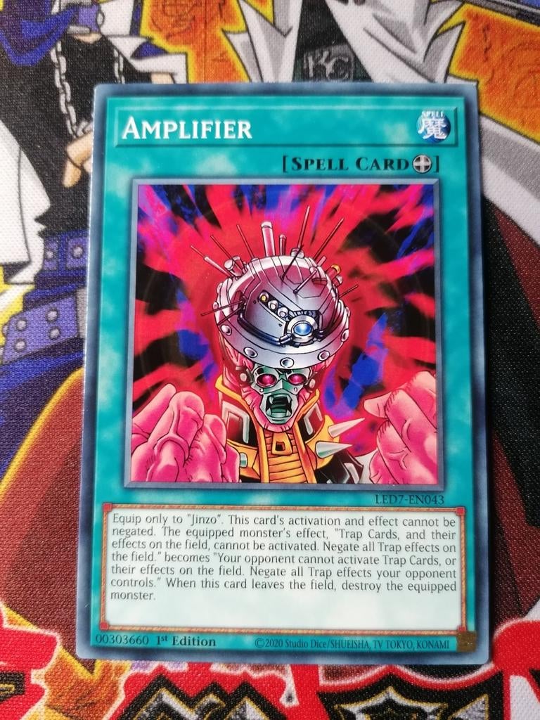 Amplifier - LED7 - Yu-Gi-Oh, Hobby en Vrije tijd, Verzamelkaartspellen | Yu-gi-Oh!, Ophalen of Verzenden, Zo goed als nieuw