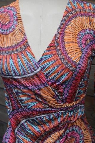 Overslagtuniek gekleurd Caroline Biss mt 36 Vaste prijs OPRU, Overige kleuren, Verzenden, Maat 36 (S), Gedragen