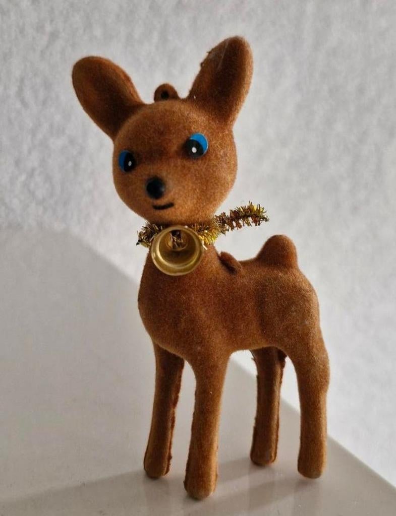 Vintage Hert, Diversen, Kerst, Ophalen of Verzenden
