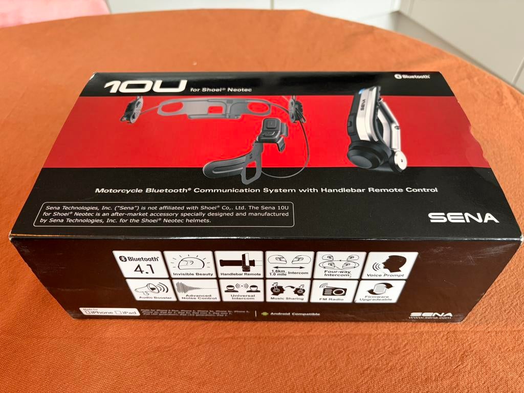 SENA 10U (voor SHOEI Neotec 1), Motoren, Ophalen of Verzenden, Gebruikt