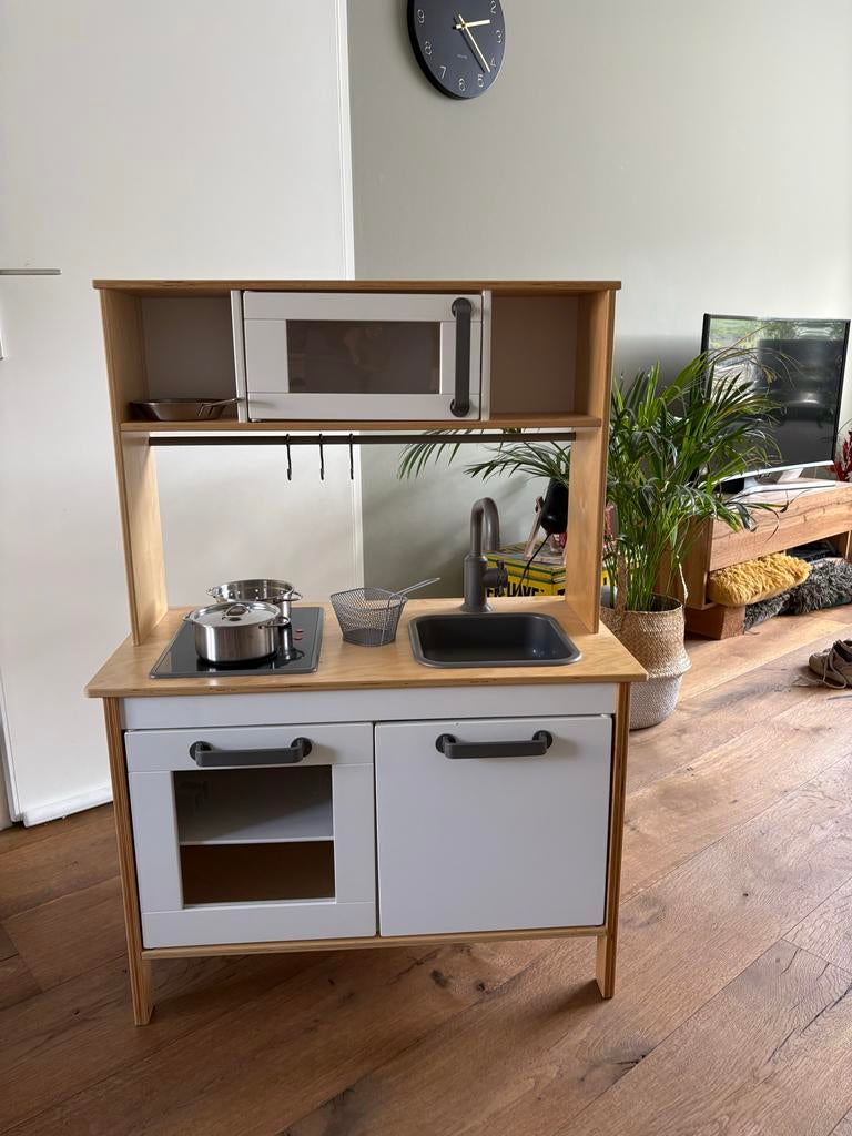 IKEA keukentje met veel accessoires, Ophalen, Gebruikt, Hout, Speelkeuken