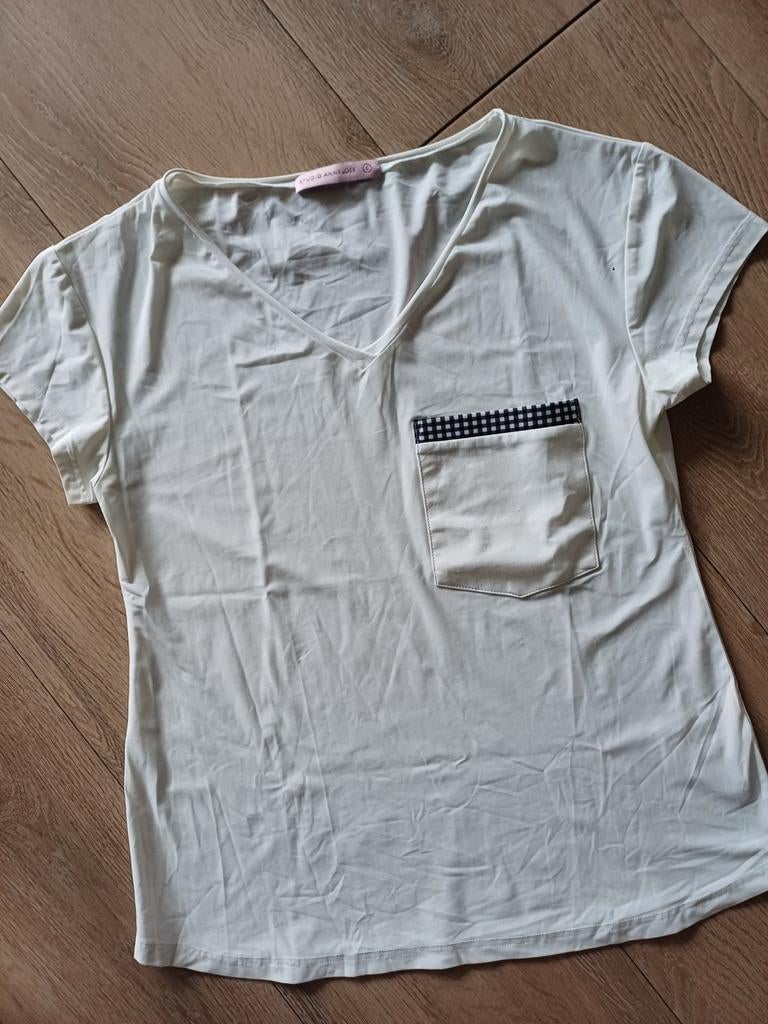 Shirt roller top Studio Anneloes maat S, izgs, Maat 38/40 (M), Studio Anneloes, Wit, Ophalen of Verzenden