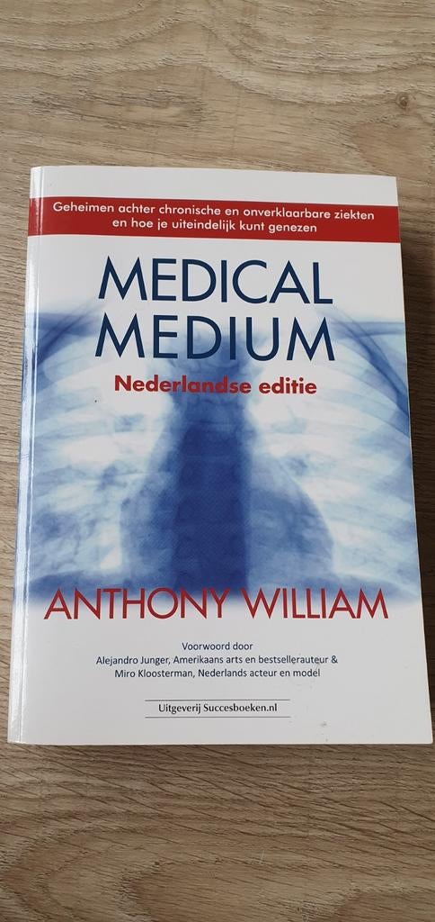 Medical Medium - Anthony William (Nederlandse editie), Ophalen of Verzenden, Zo goed als nieuw, Gezondheid en Conditie, Anthony William