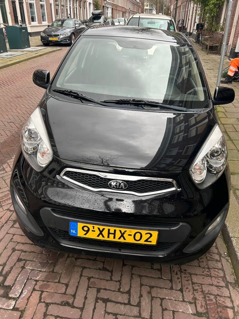 Kia Picanto 1.0 Cvvt 5-DRS 2015 Zwart, Auto's, Kia, Voorwielaandrijving, 400 kg, Zwart, Origineel Nederlands