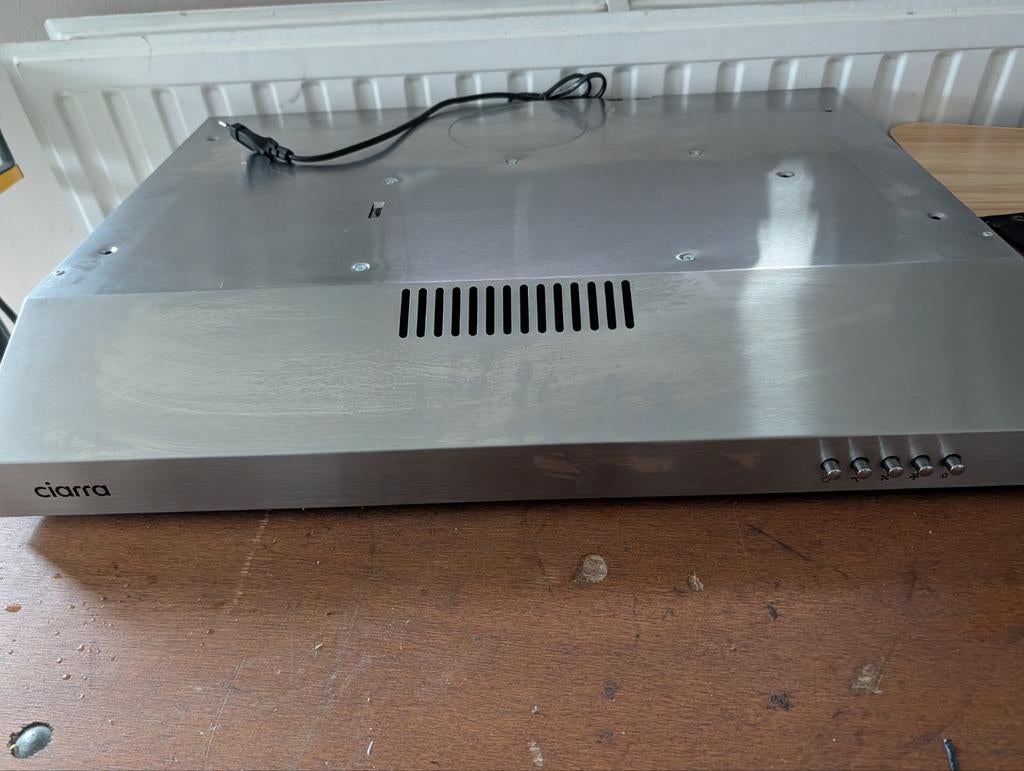 Ciarra afzuigkap met nieuwe filter, Gebruikt, Onderbouw afzuigkap, Ophalen of Verzenden, Inbouw