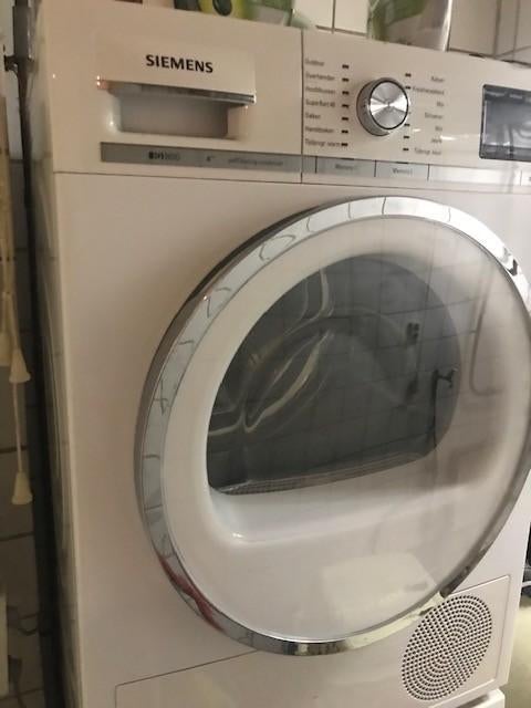 Siemens Wasdroger. Klein defect maar nauwelijks gebruikt., Ophalen, 6 tot 8 kg, Gebruikt, Luchtafvoer
